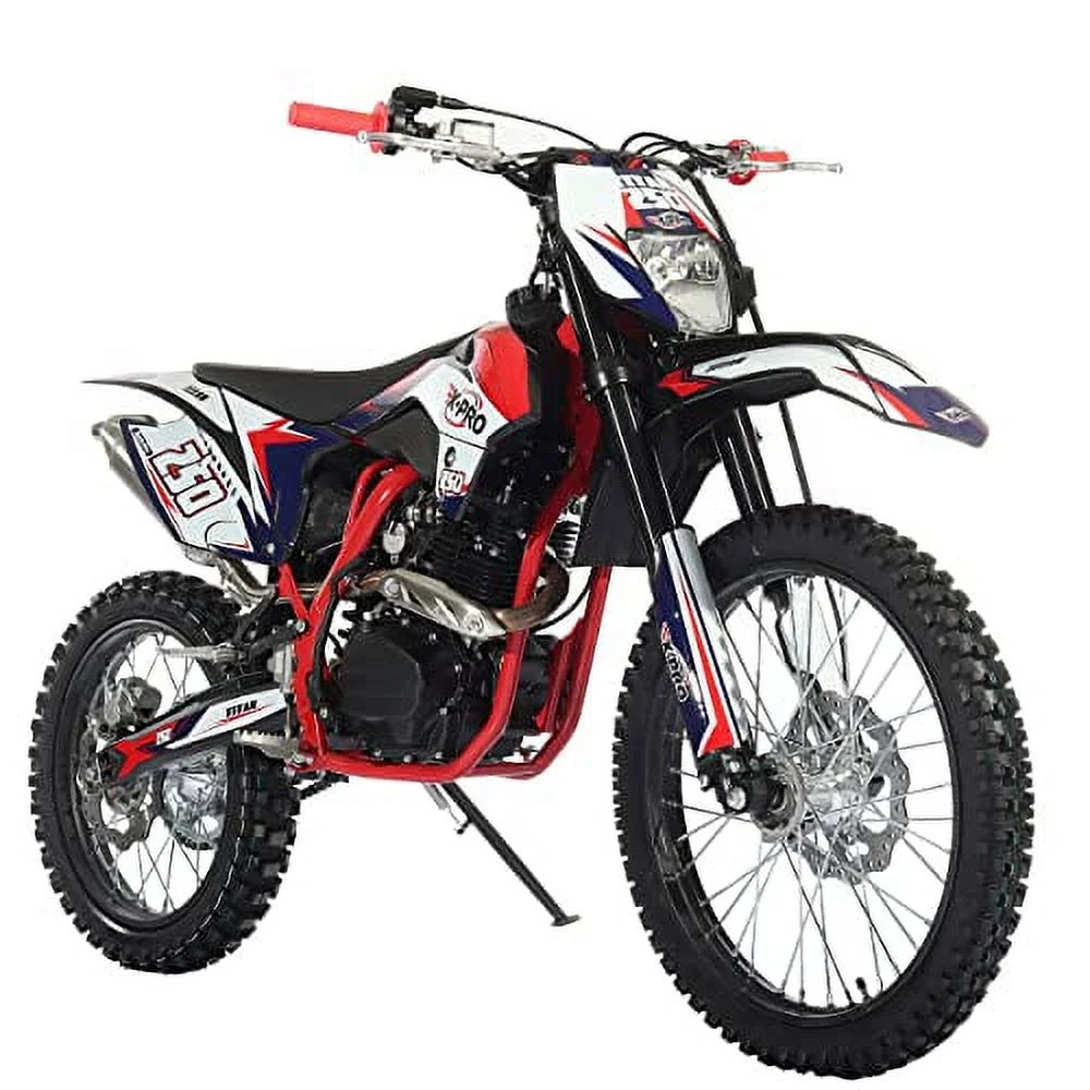 Gas Pit Dirt Bike, 5-Speed Manual Transmission, Electric/Kick Start M7091