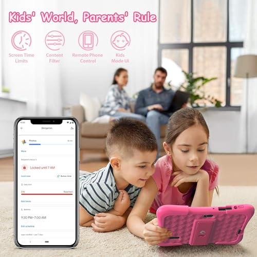 10 inch Android Tablet with 32GB Storage – Pink N6539