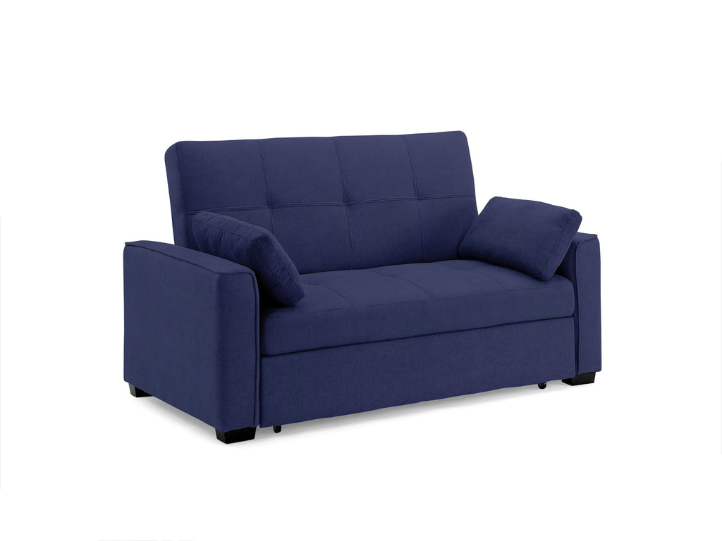 Navy Chenille Sleeper Sofa P285293