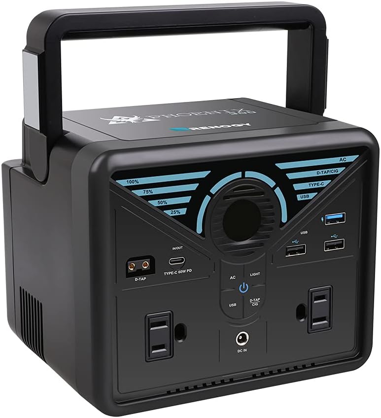 337Wh Portable Power Station with 2 AC Outlets P680
