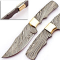Damascus Steel Blank Blade Knife B8992