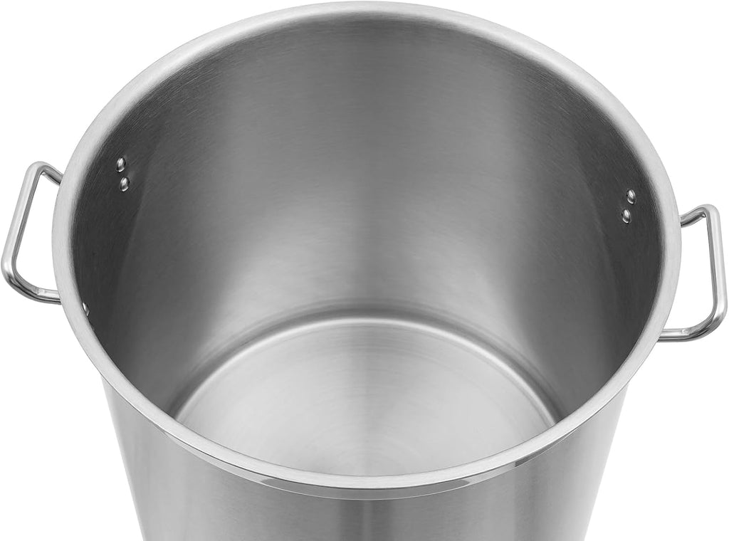 36 QT Stainless Steel Stock Pot with Handle and Strainer I9082