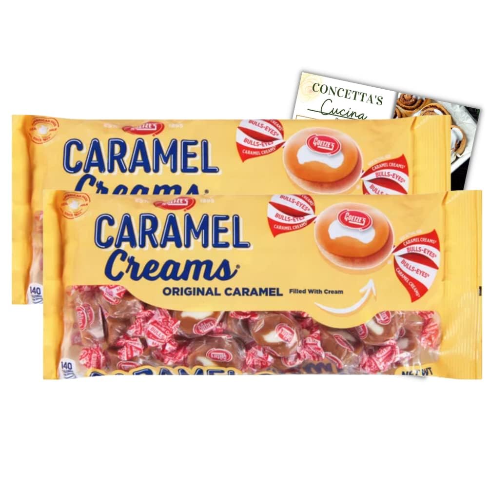 Two 12 oz. Bags Caramel Creams D371