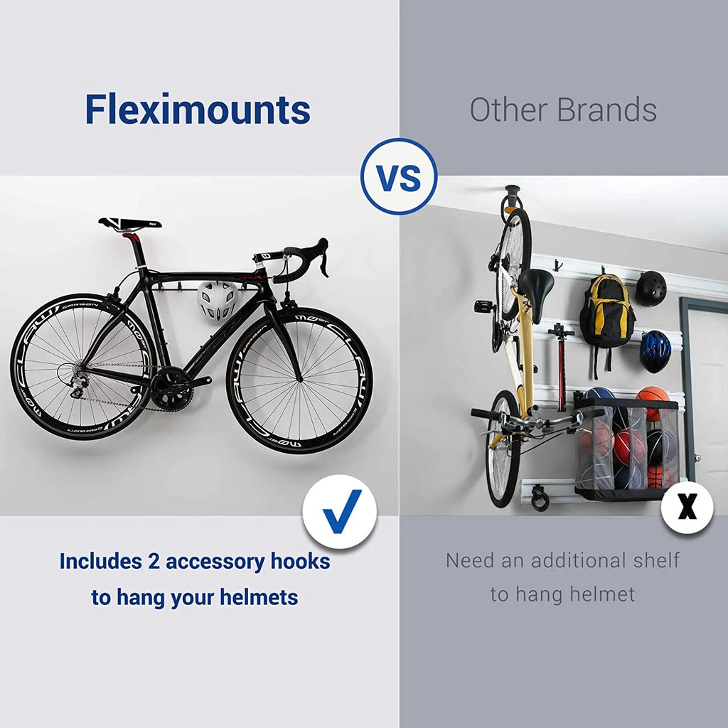 Heavy-Duty Wall Mount 6-Bike Storage Rack B2994