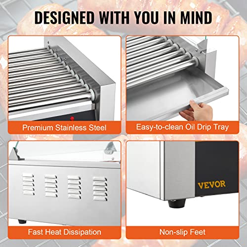 Stainless Steel Hot Dog Roller with 5 Rollers I264