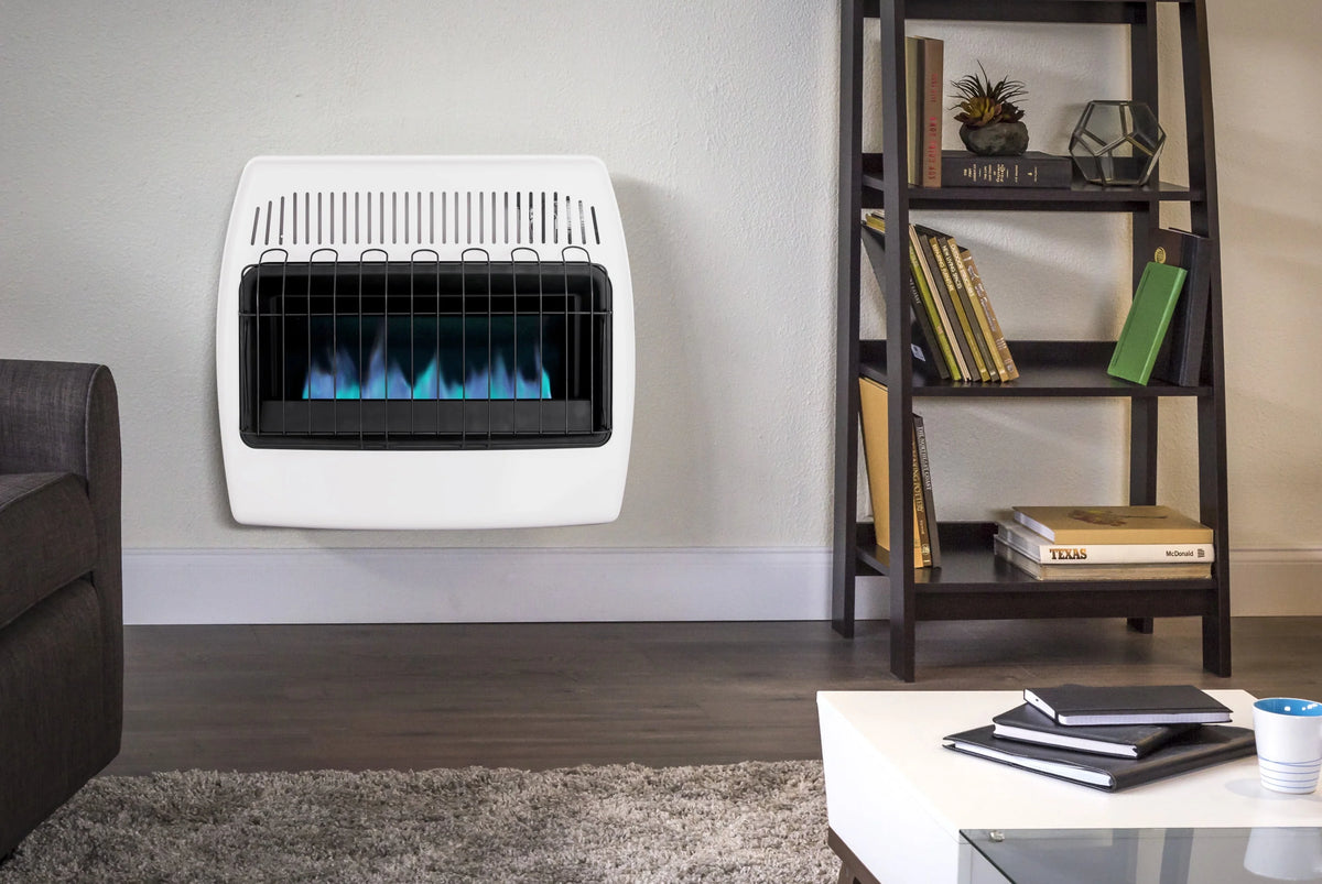30,000 BTU Natural Gas Blue Flame Vent Free Wall Heater V33327