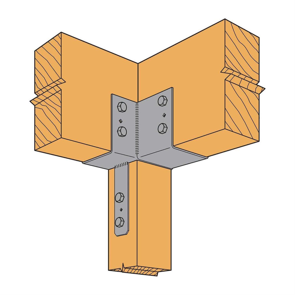 L-Shape End Column Cap for 6x Post L574