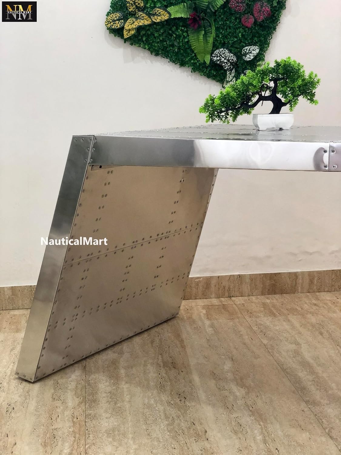 Silver Aluminum Desk I618047