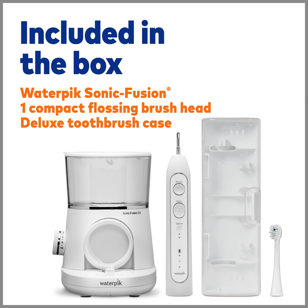 White Electric Toothbrush & Water Flosser Combo O553463