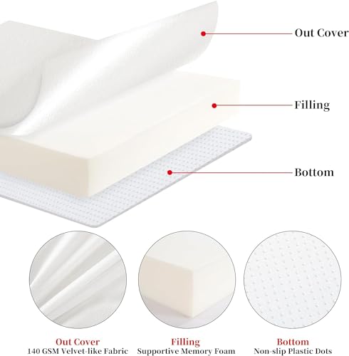 Memory Foam Lumbar Support Pillow with Seat Cushion A716