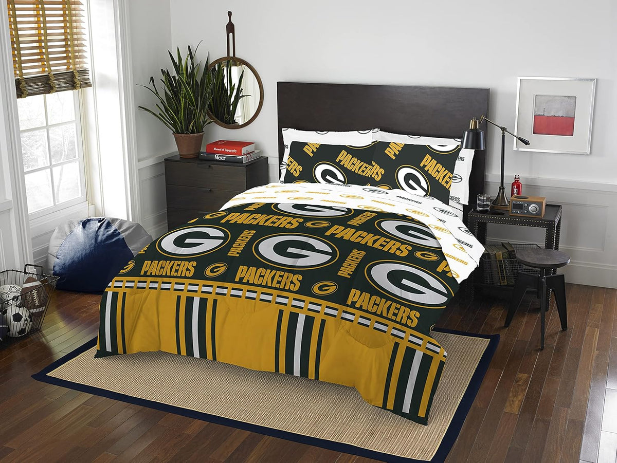 Full Green Bay Packers Bed in a Bag Set A444