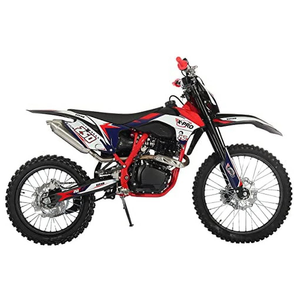 Gas Pit Dirt Bike, 5-Speed Manual Transmission, Electric/Kick Start M7091