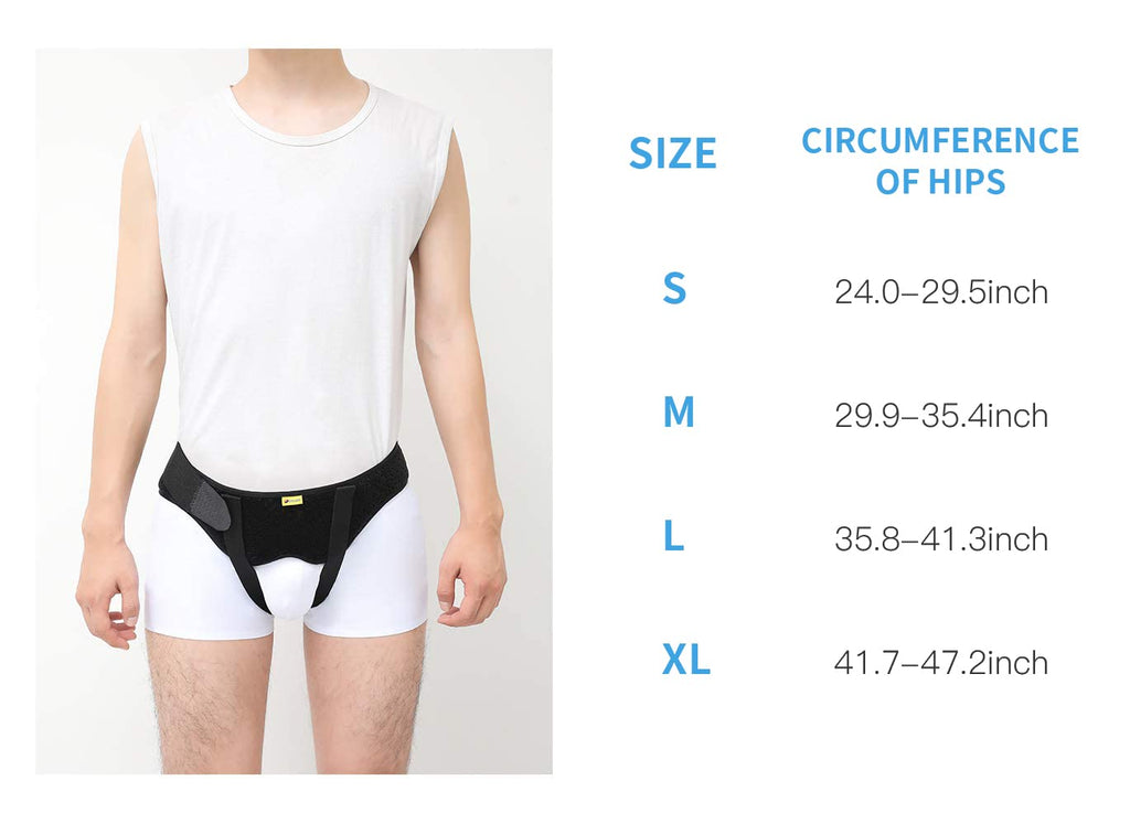 Hernia Belt Truss with 2 Removable Compression Pads J326