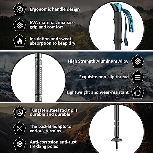 Collapsible Lightweight Trekking Poles Z572