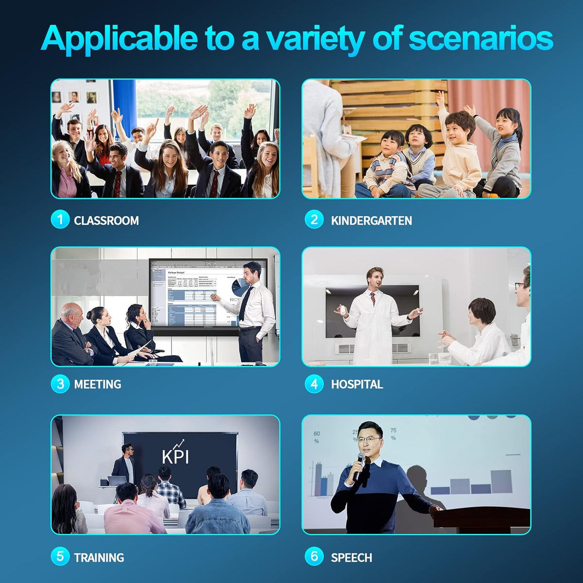 86inch 4K UHD Touch Screen Interactive Whiteboard M7469