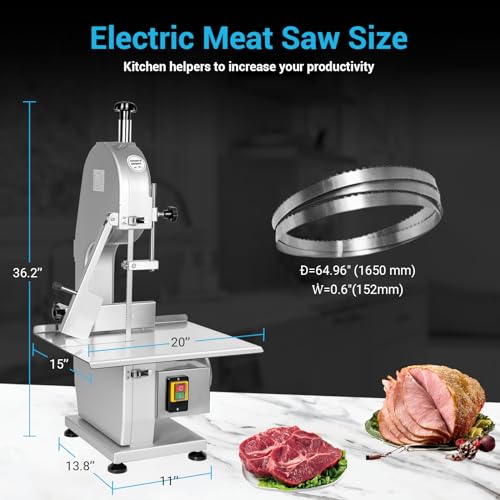 1500W Electric Meat Bone Saw Machine Food Grade Cutter N819511