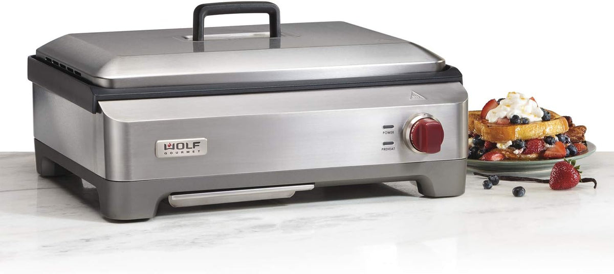 Nonstick Electric Griddle with Stainless Steel Q31713