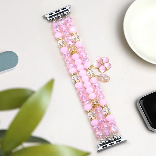 Bracelet Beaded Bands Elastic Stretch Crystal Strap H757