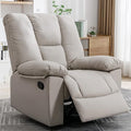 Oversized Dark Grey Manual Recliner Chair R849