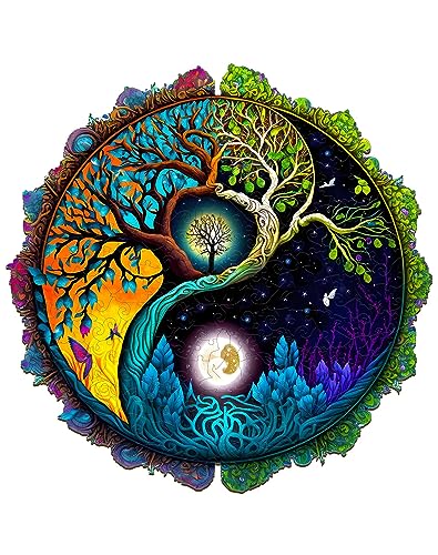 Tree of Life Wooden Jigsaw Puzzles, 200 pcs C752