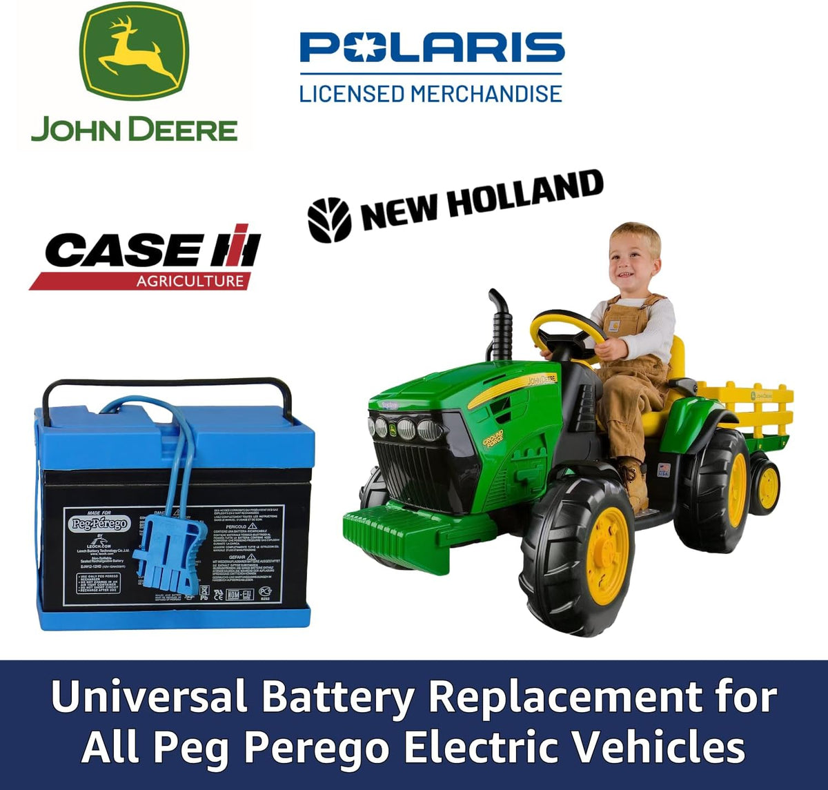12 Volt Replacement Battery for Ride on Toys J1451