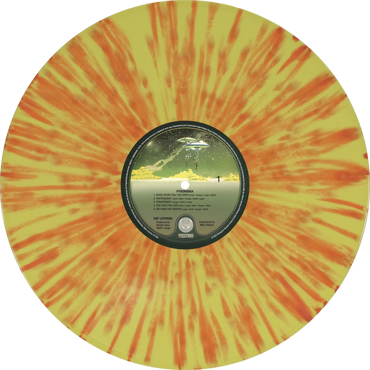 Orange & Yellow Splatter Vinyl LP C497670