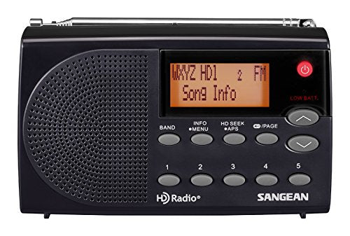 Black Portable HD Radio N744