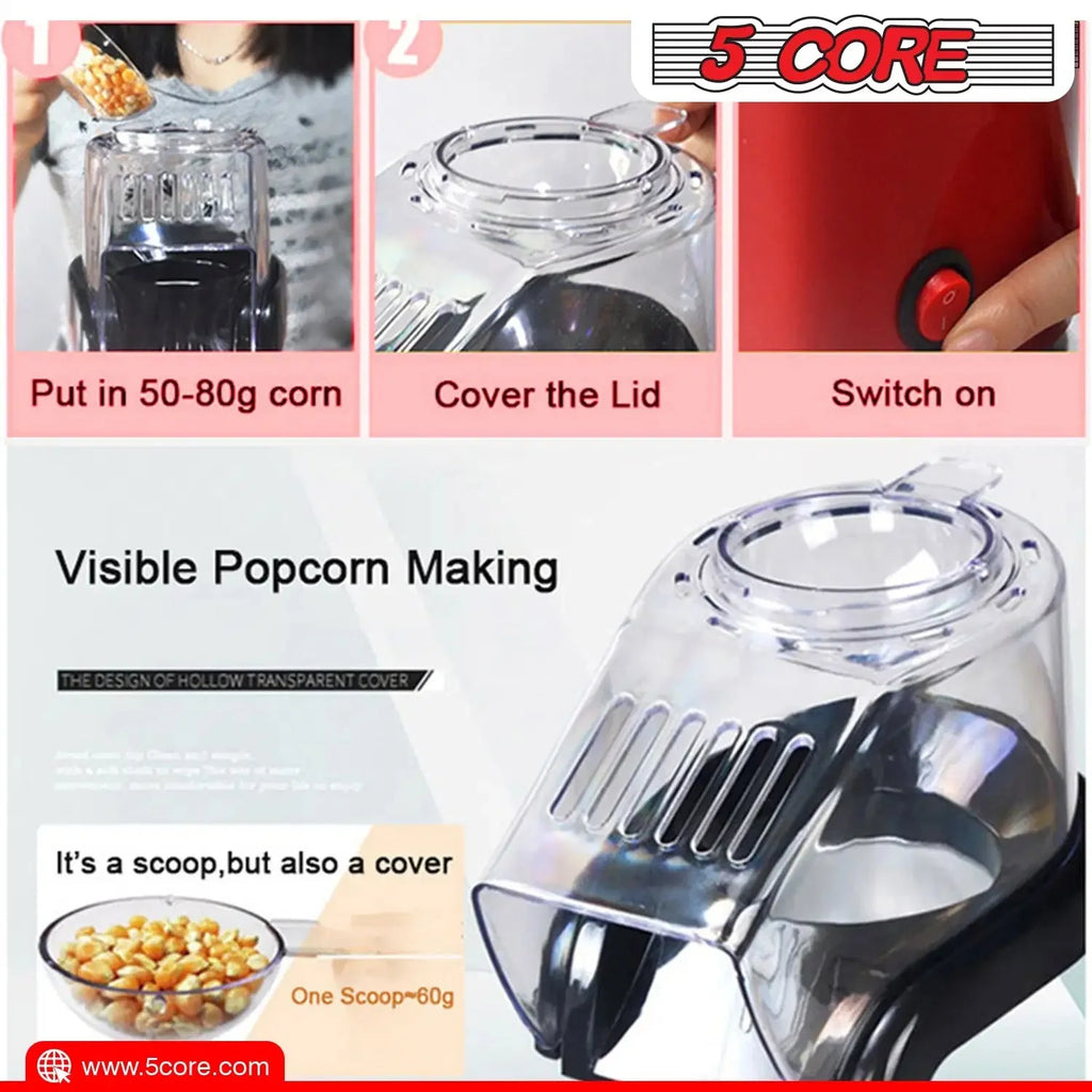 Red Hot Air Popcorn Machine Popper R913475