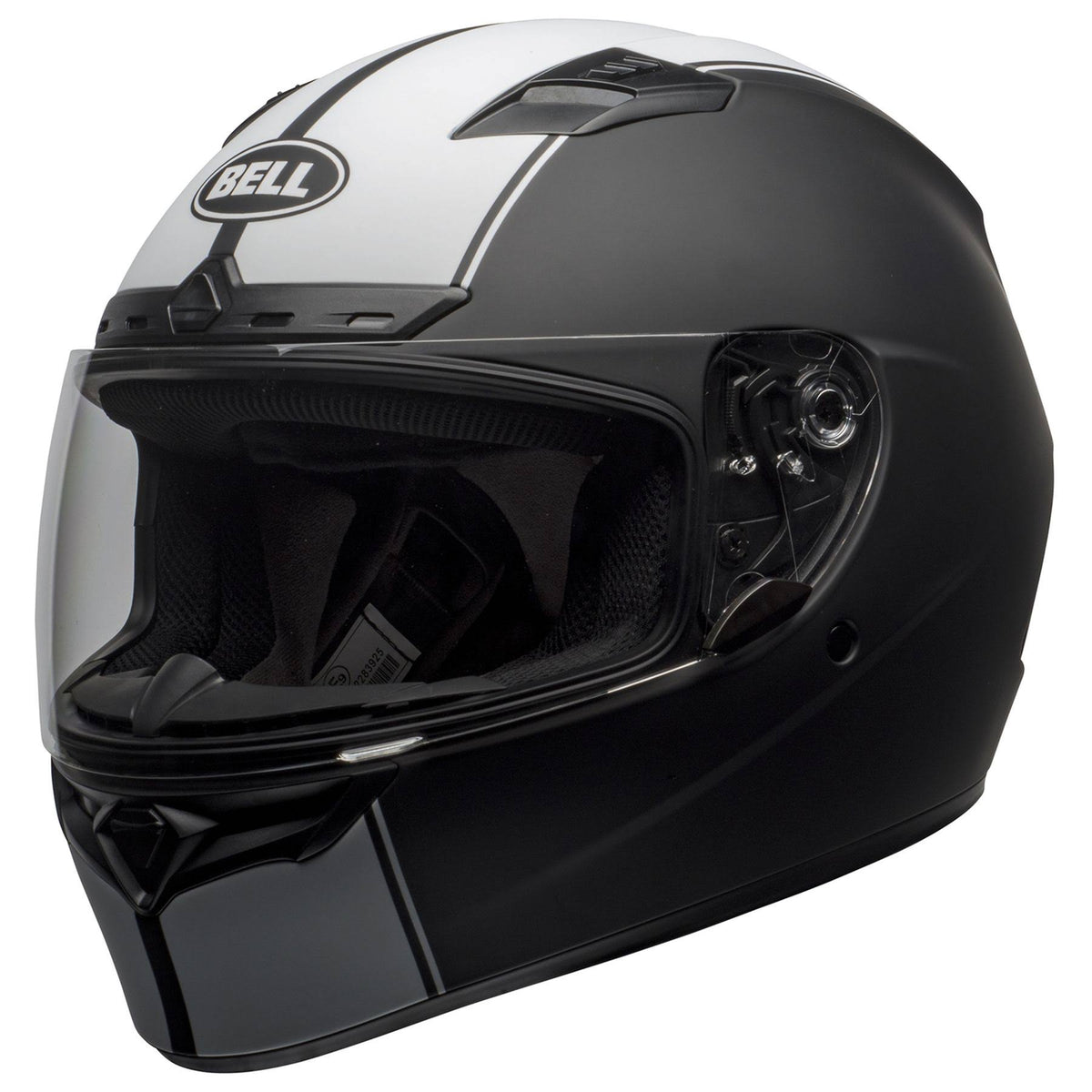 Matt Black White XXL Integral Helmet J4194