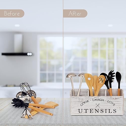 Wooden Utensil Holder G8378
