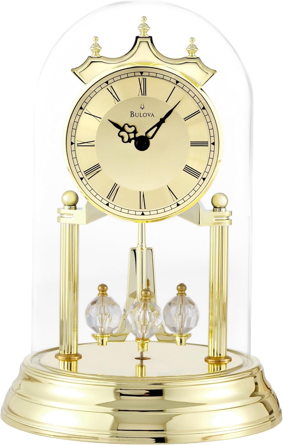 Brass Finish Clock C60415