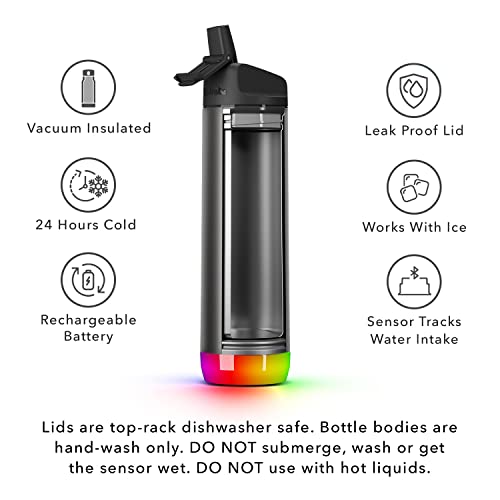 Insulated Stainless Steel Smart Water Bottle with Straw Lid, 21 oz K54885
