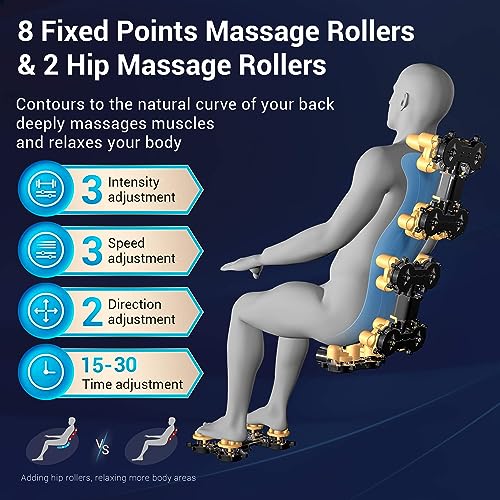 Black Shiatsu Massage Chair F5326