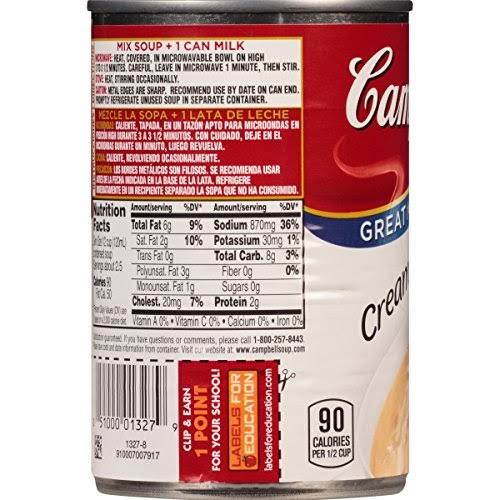 10.5 oz Can Cream of Shrimp Soup Pack of 12 X5410
