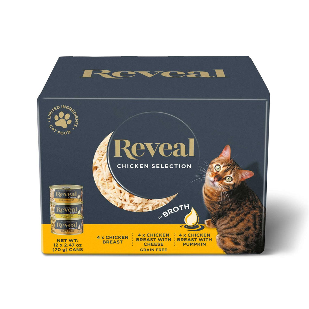 Grain Free Chicken Selection in Broth Cat Food T168