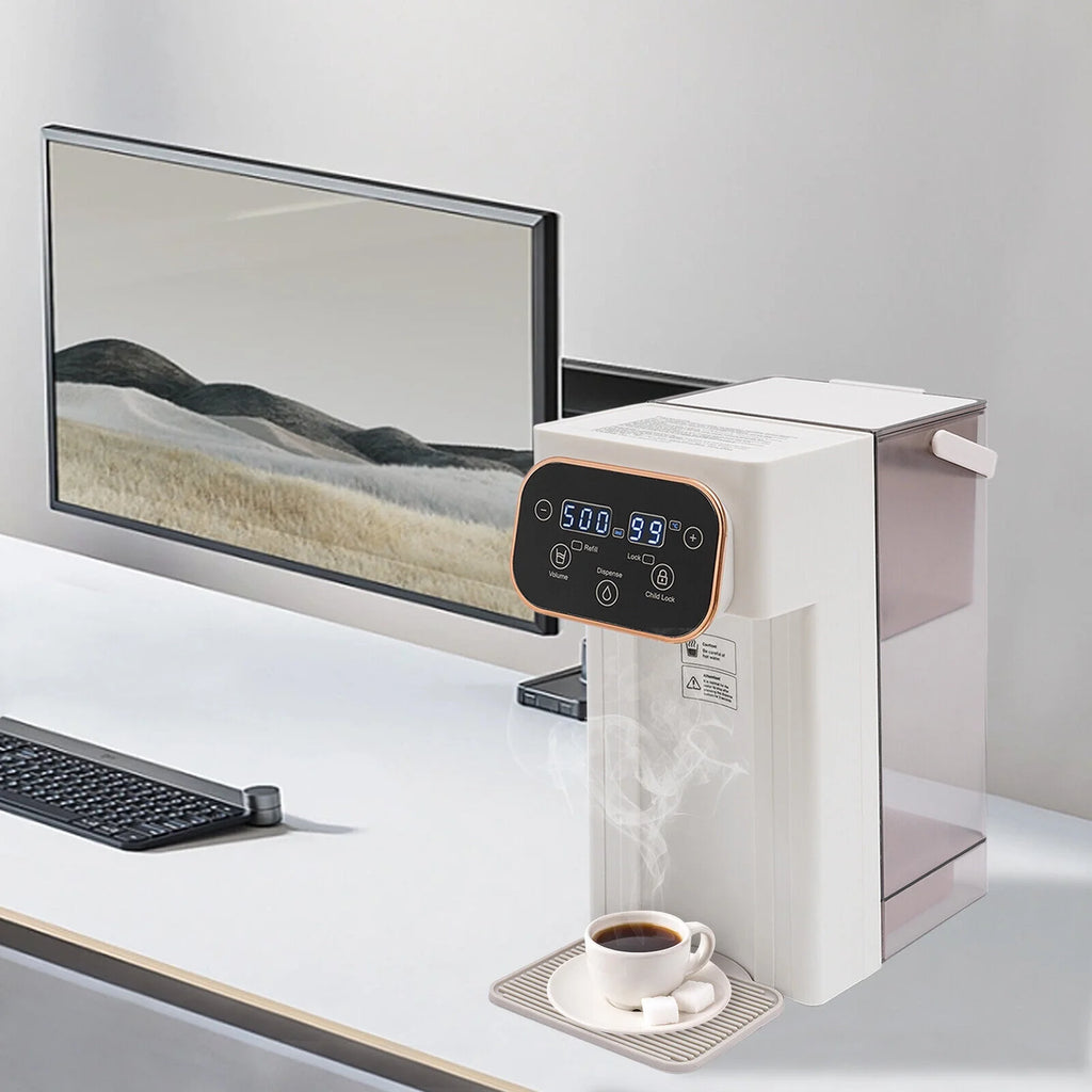 1500W Electric Kettle Hot Water Dispenser with Filter LCD Panel S408298
