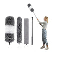 6PCS Microfiber Feather Duster Kits with Long Extension Pole L25625