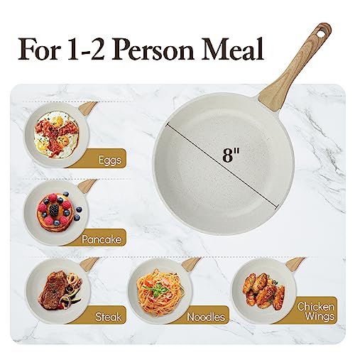 Nonstick Frying Pan Skillet, Swiss Granite Coating, 9.5 Inch X21076