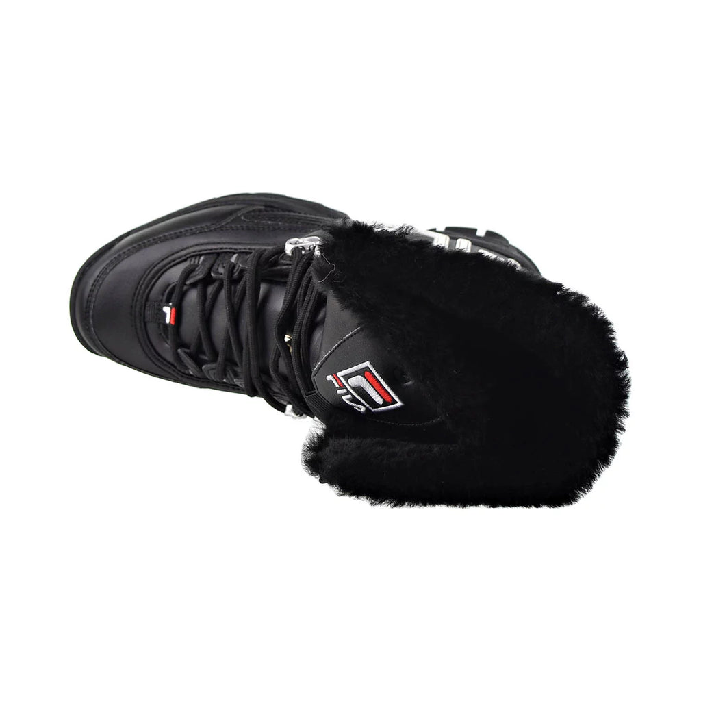 Black-White-Red Women's Boots C854704
