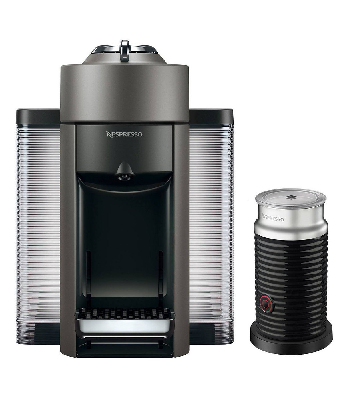 Nespresso Vertuo Coffee and Espresso Machine Bundle with Aeroccino Milk Frother D46357
