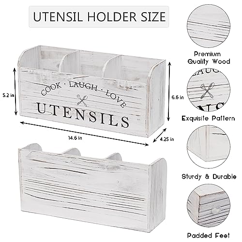 Wooden Utensil Holder G8378