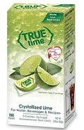 100 Packets Sugar Free Lime Water Flavoring Powder Packets W80073
