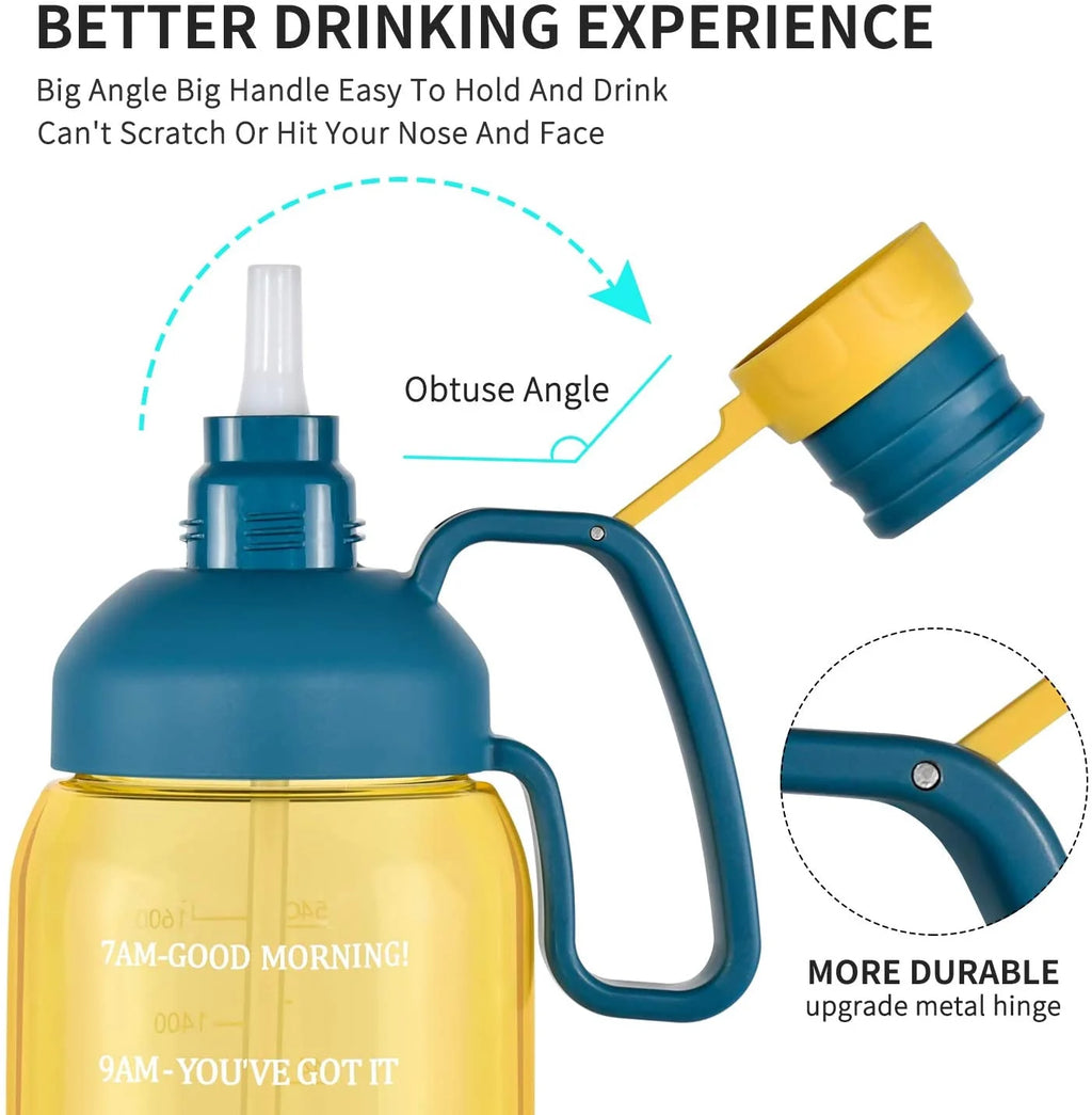 64 oz Leakproof BPA Free Water Bottle with Straw I882734
