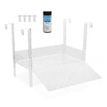 Extra Large Wide Hanging Turtle Basking Platform 17x16 Aquatic Reptile Ramp Dock with Foot Grips L803