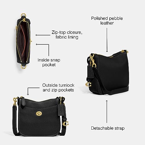 Polished Pebble Leather Chaise Crossbody 19 H71637