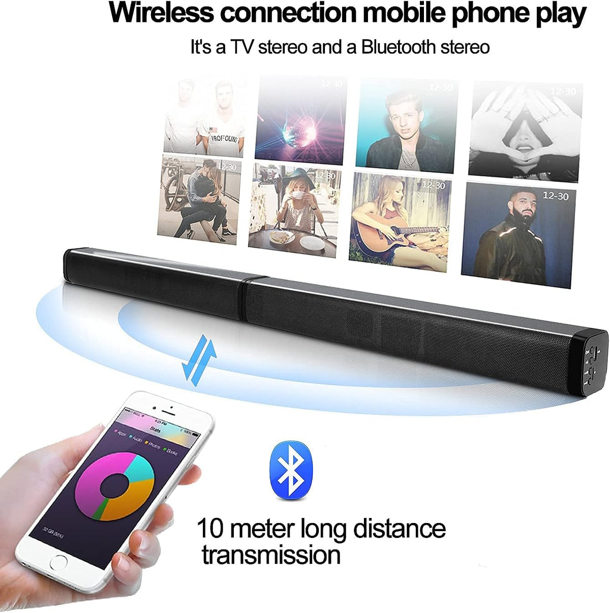 2 in1 Soundbar with Remote Control Q855882