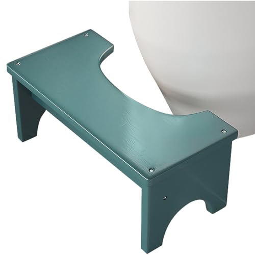 6.7" Non-Slip Wood Toilet Stool W194