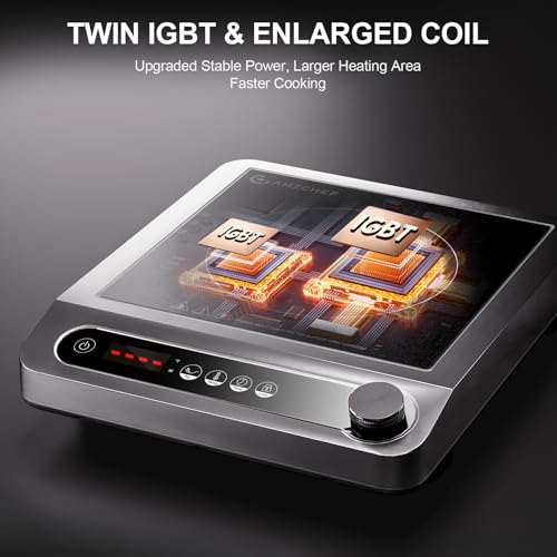 1800W Commercial Induction Cooktop with 3 Hours Timer W764105
