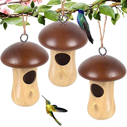 Hanging Hummingbird Nest Branches with Leaf (1 PCS) R5781