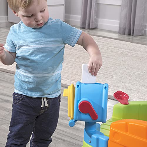 Toddler Corner House Playhouse Playset with Kitchenette, 15 Piece Toy Accessories, Durable Plastic Q182